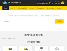 Tablet Screenshot of goodriddancegirl.com
